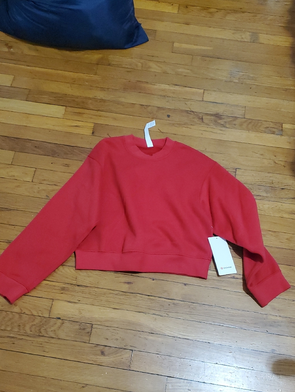 Red Women's Cropped Crewneck Sweater - Unbranded